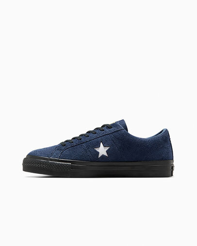 Navy / Black / Yellow Converse Converse x IRAK NYC One Star Pro Men Skate Shoes Singapore | C-63049279