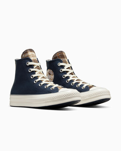 Navy / Grey Converse Chuck 70 Women Canvas Shoes Singapore | C-14025389