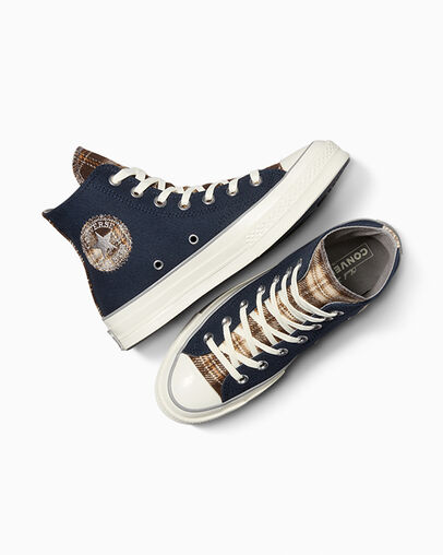 Navy / Grey Converse Chuck 70 Women Canvas Shoes Singapore | C-14025389