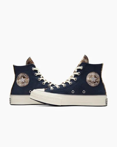 Navy / Grey Converse Chuck 70 Women Canvas Shoes Singapore | C-14025389