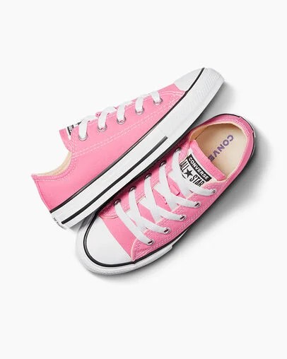 Pink Converse Chuck Taylor All Star Classic Kids' Sneakers Singapore | C-60953179