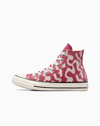 Pink Converse Chuck Taylor All Star Leopard Remix Women Sneakers Singapore | C-86350749