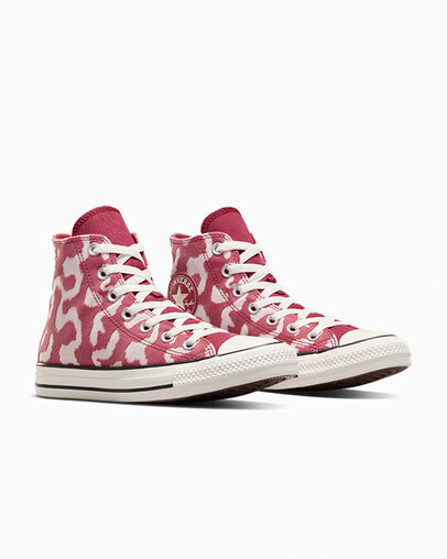Pink Converse Chuck Taylor All Star Leopard Remix Women Sneakers Singapore | C-86350749
