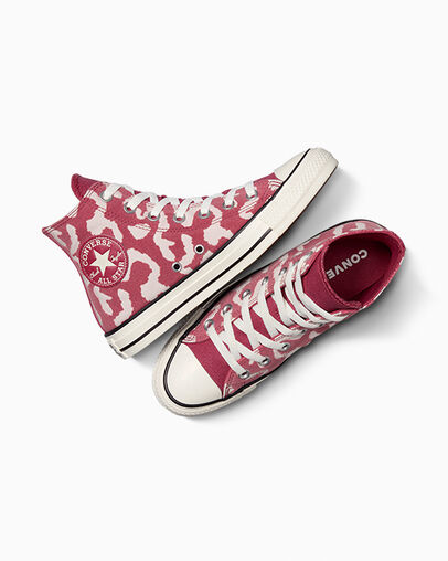 Pink Converse Chuck Taylor All Star Leopard Remix Women Sneakers Singapore | C-86350749