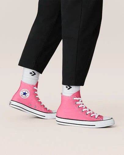 Pink Converse Chuck Taylor All Star Men Canvas Shoes Singapore | C-49507129