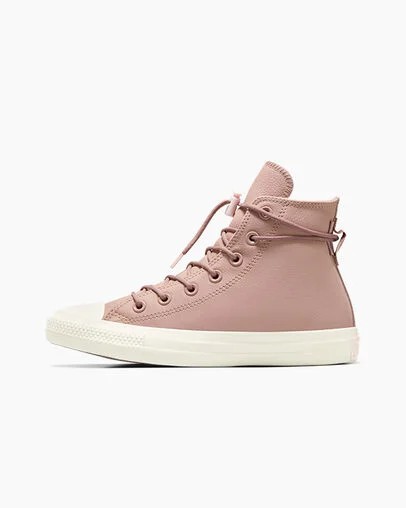 Pink Converse Chuck Taylor All Star Weatherized Leather Men Sneakers Singapore | C-18793469