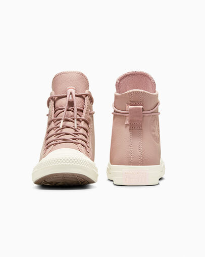 Pink Converse Chuck Taylor All Star Weatherized Leather Men Sneakers Singapore | C-18793469