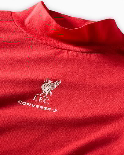 Pink Converse Converse x Liverpool FC Women T Shirts Singapore | C-96870139