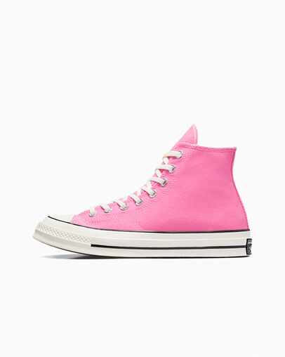 Pink / Black Converse Chuck 70 Men Canvas Shoes Singapore | C-98402769