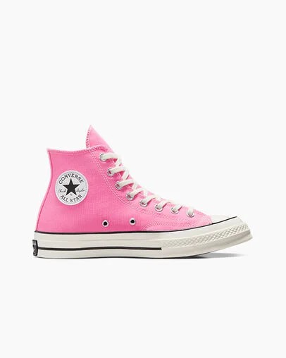 Pink / Black Converse Chuck 70 Men Canvas Shoes Singapore | C-98402769