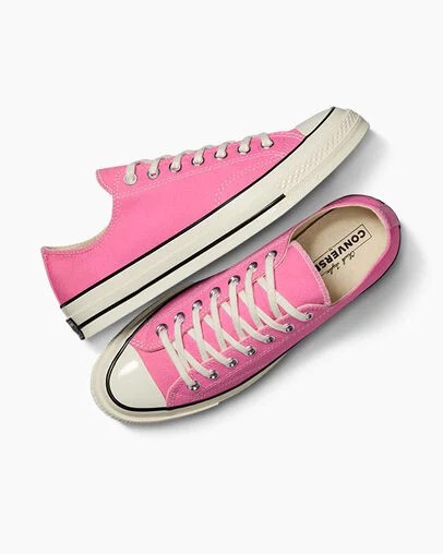 Pink / Black Converse Chuck 70 Women Canvas Shoes Singapore | C-83714659