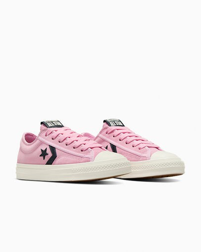 Pink / Grey Converse Star Player 76 Women Sneakers Singapore | C-20489679
