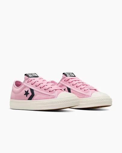 Pink / Grey Converse Star Player 76 Women Sneakers Singapore | C-10836479
