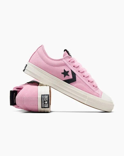 Pink / Grey Converse Star Player 76 Women Sneakers Singapore | C-10836479