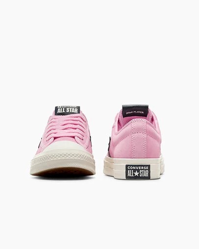 Pink / Grey Converse Star Player 76 Women Sneakers Singapore | C-10836479