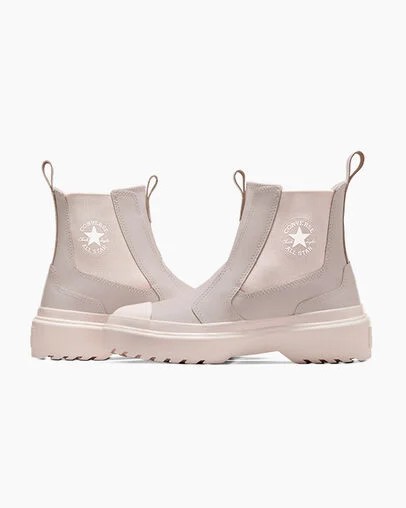 Pink / Pink Converse Chuck Taylor All Star Lugged Kids' Boots Singapore | C-79524619