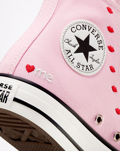 Pink / White Converse Crafted With Love Chuck Taylor All Star Women Sneakers Singapore | C-26173989