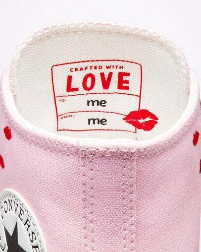 Pink / White Converse Crafted With Love Chuck Taylor All Star Women Sneakers Singapore | C-96051489