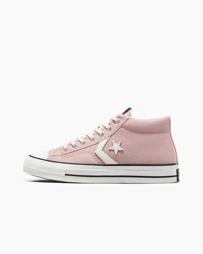 Pink / White Converse Star Player 76 Women Boots Singapore | C-29708139