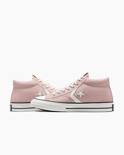 Pink / White Converse Star Player 76 Women Boots Singapore | C-29708139