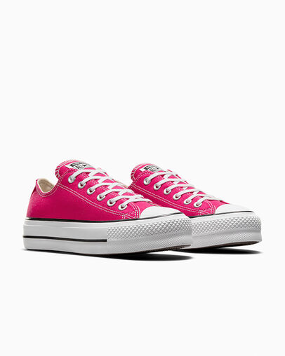 Pink / White / Black Converse Chuck Taylor All Star Lift Platform Women Canvas Shoes Singapore | C-02783569