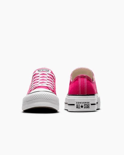 Pink / White / Black Converse Chuck Taylor All Star Lift Platform Women Canvas Shoes Singapore | C-02783569