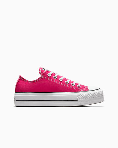 Pink / White / Black Converse Chuck Taylor All Star Lift Platform Women Canvas Shoes Singapore | C-02783569