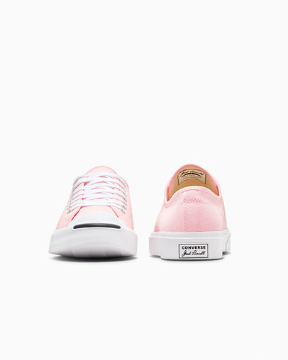 Pink / White / Black Converse Jack Purcell Women Tennis Shoes Singapore | C-84175329
