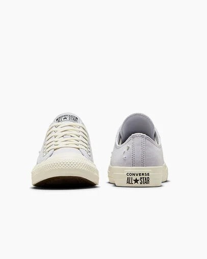Purple Blue Grey Converse Chuck Taylor All Star Pearls & Studs Women Sneakers Singapore | C-46398579