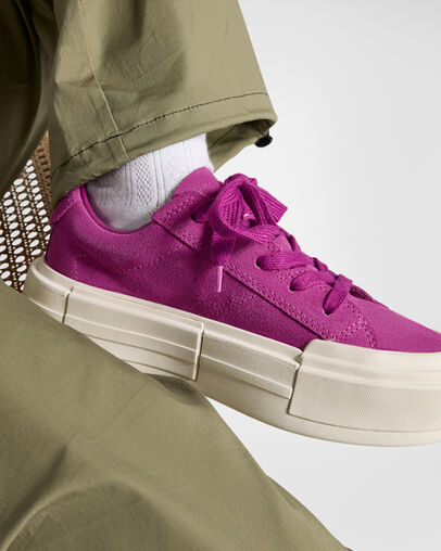 Purple Converse Cruise Suede Women Sneakers Singapore | C-40678219