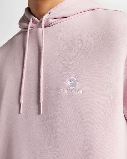 Purple Converse Go-To Embroidered Star Chevron Standard-Fit Fleece Women Hoodie Singapore | C-76052499