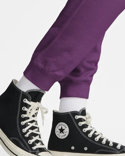 Purple Converse Go-To Embroidered Star Chevron Standard-Fit Men Sweatpants Singapore | C-54683099