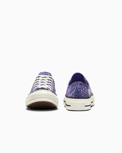 Purple / Black Converse Chuck 70 Glitter Women Sneakers Singapore | C-21960759