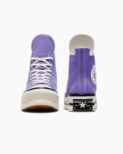 Purple / Black Converse Chuck 70 Plus Women Sneakers Singapore | C-06953729