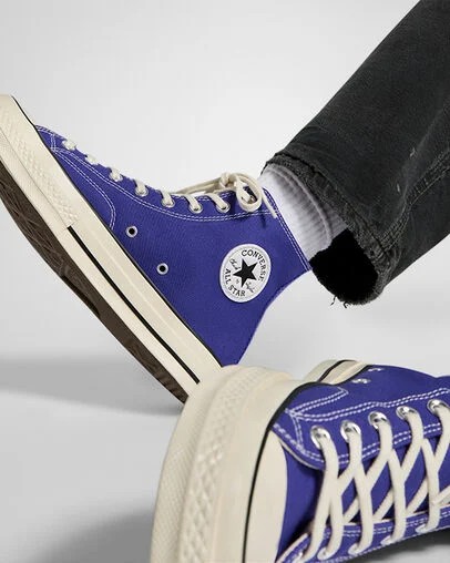 Purple / Black Converse Chuck 70 Women Canvas Shoes Singapore | C-82549379