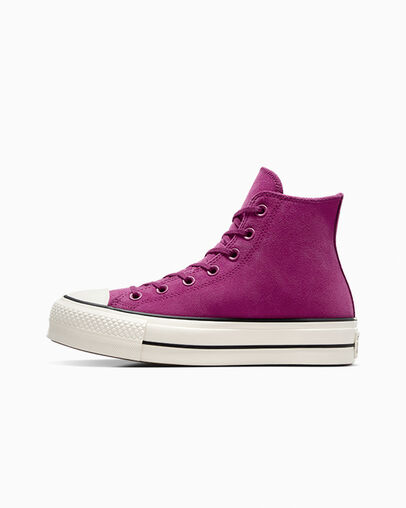 Purple / Black Converse Chuck Taylor All Star Lift Women Platform Shoes Singapore | C-86974039
