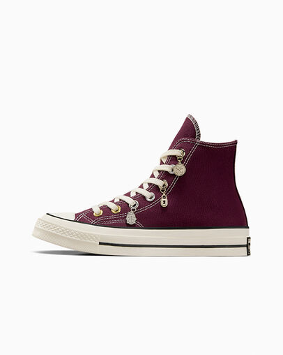 Purple / Gold Converse Chuck 70 Luck Charms Women Sneakers Singapore | C-96483719