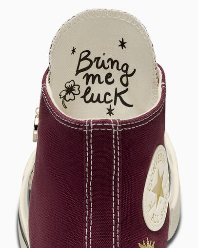 Purple / Gold Converse Chuck 70 Luck Charms Women Sneakers Singapore | C-96483719