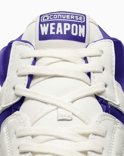 Purple / White Converse Weapon Men Boots Singapore | C-75012969