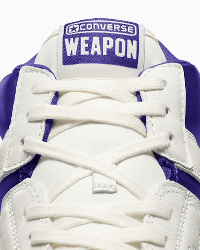 Purple / White Converse Weapon Women Boots Singapore | C-05436989