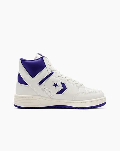 Purple / White Converse Weapon Women Boots Singapore | C-05436989