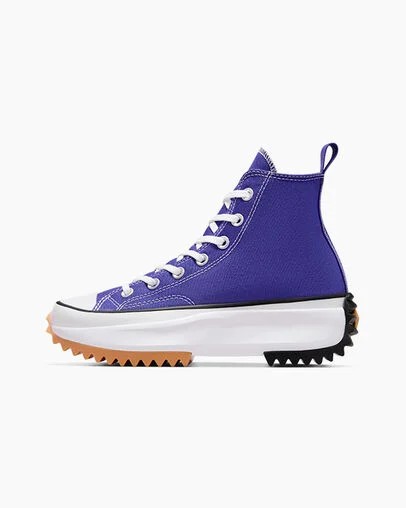 Purple / White / Black Converse Run Star Hike Women Platform Shoes Singapore | C-98240359