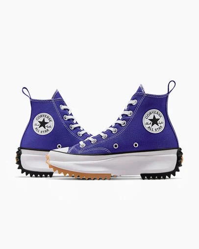 Purple / White / Black Converse Run Star Hike Women Platform Shoes Singapore | C-98240359