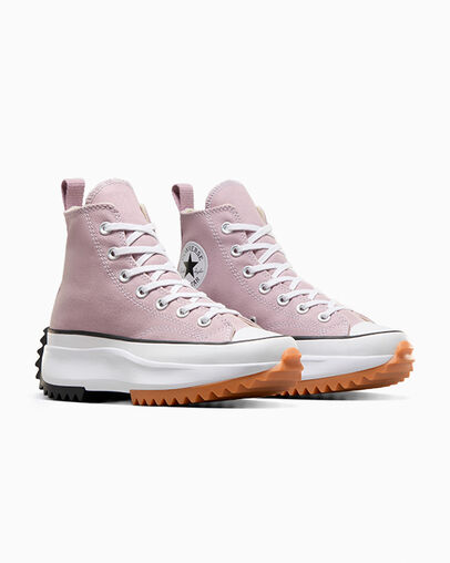 Purple / White / Black Converse Run Star Hike Women Platform Shoes Singapore | C-38716299