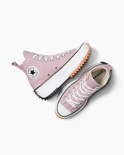 Purple / White / Black Converse Run Star Hike Women Platform Shoes Singapore | C-38716299