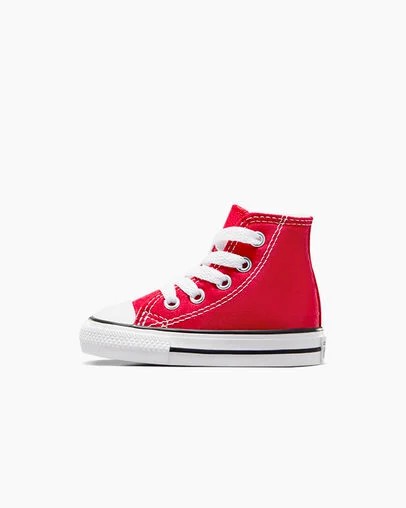 Red Converse Chuck Taylor All Star Classic Kids' Sneakers Singapore | C-67182309