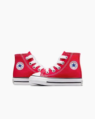 Red Converse Chuck Taylor All Star Classic Kids' Sneakers Singapore | C-67182309