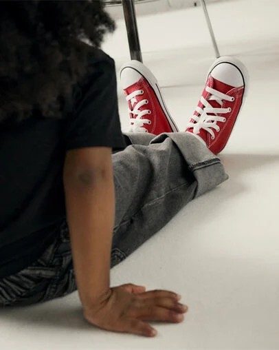 Red Converse Chuck Taylor All Star Classic Kids' Sneakers Singapore | C-67182309