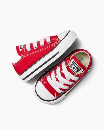 Red Converse Chuck Taylor All Star Classic Kids' Sneakers Singapore | C-80376519