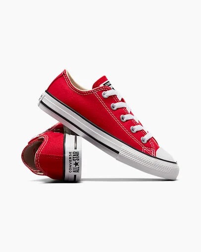 Red Converse Chuck Taylor All Star Classic Kids' Sneakers Singapore | C-31496829